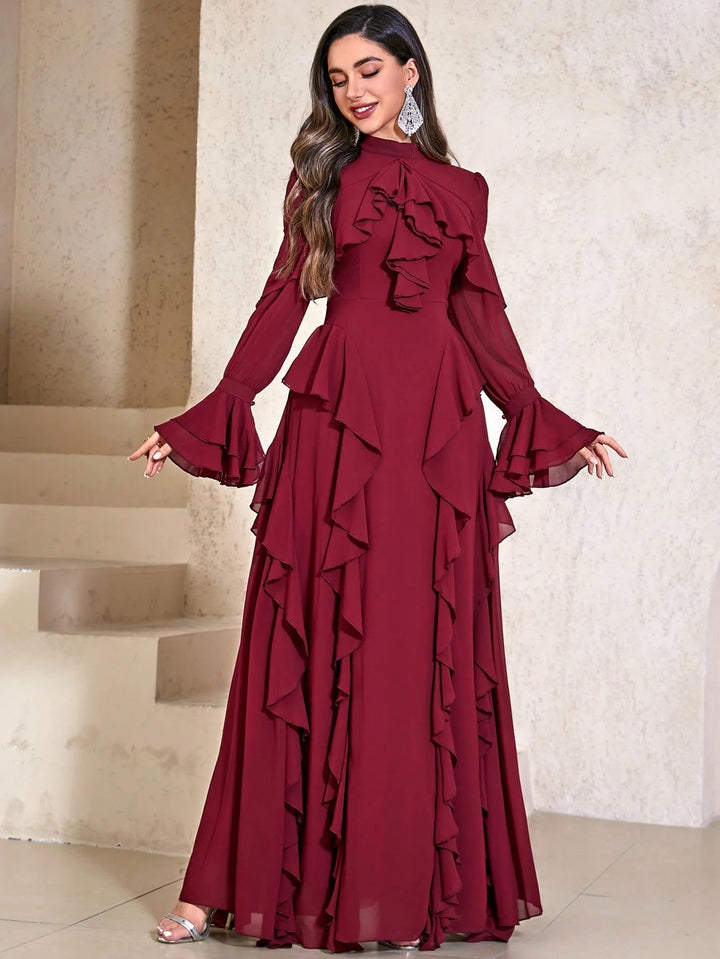 Rochie maxi SHEIN, vișiniu
