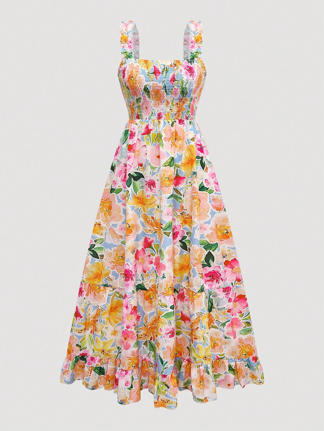 Rochie maxi SHEIN, mix culori