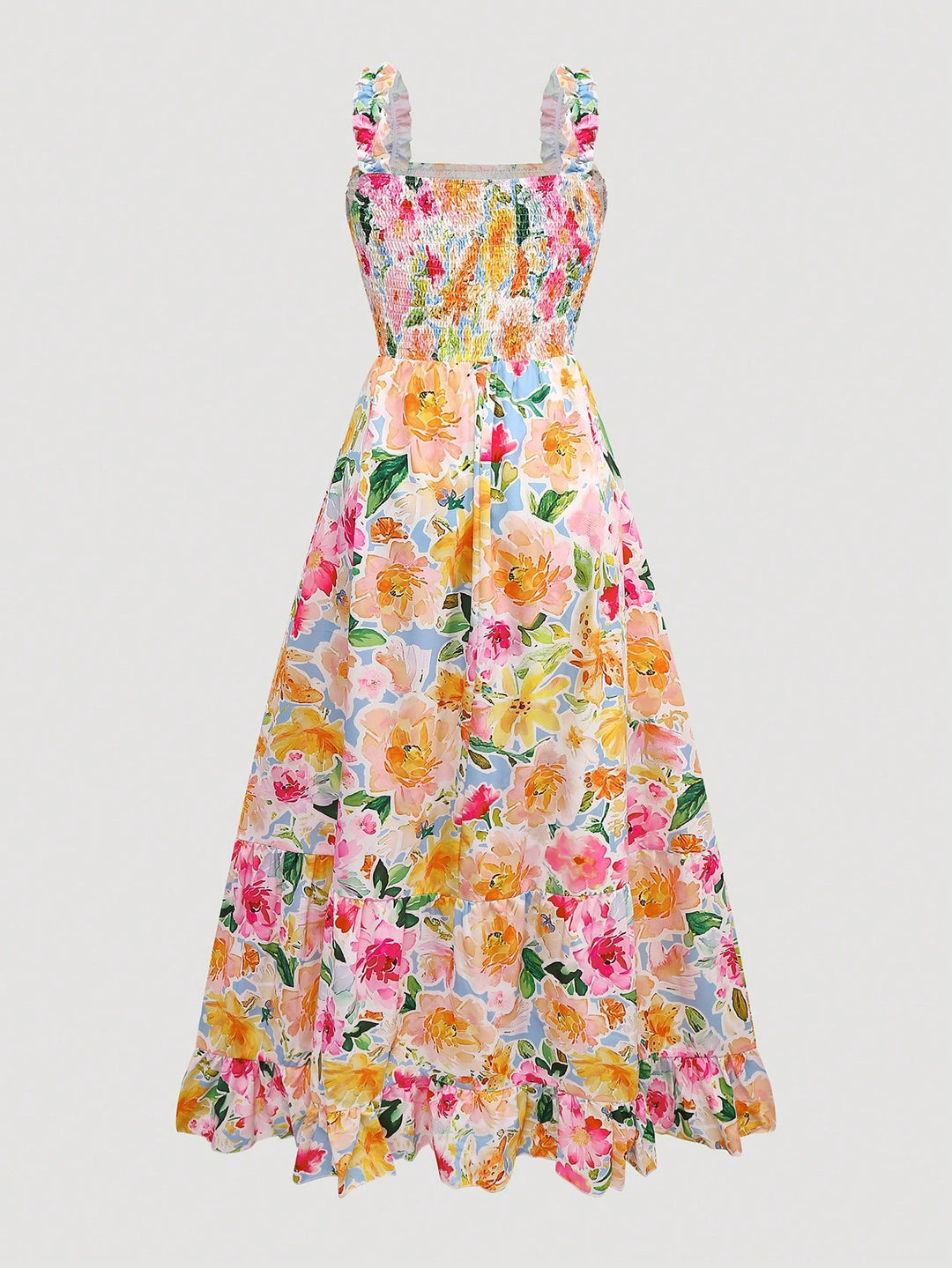 Rochie maxi SHEIN, mix culori