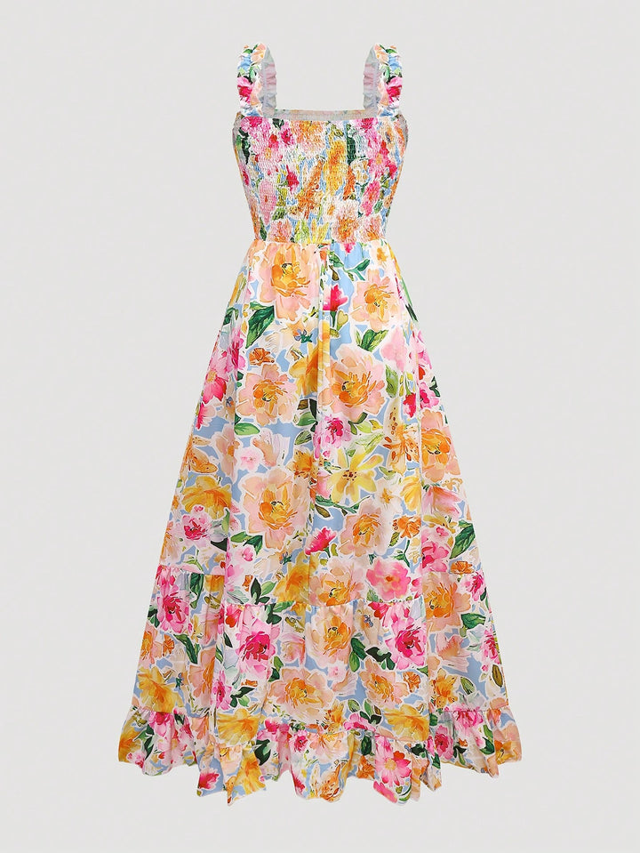 Rochie maxi SHEIN, mix culori