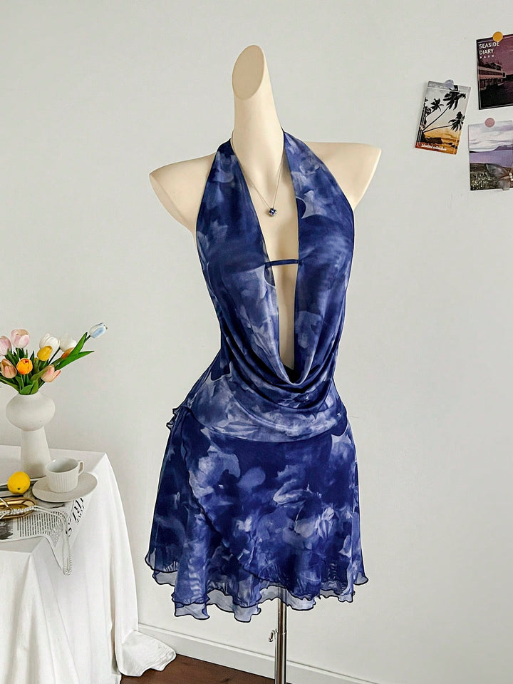 Rochie mini SHEIN, albastru