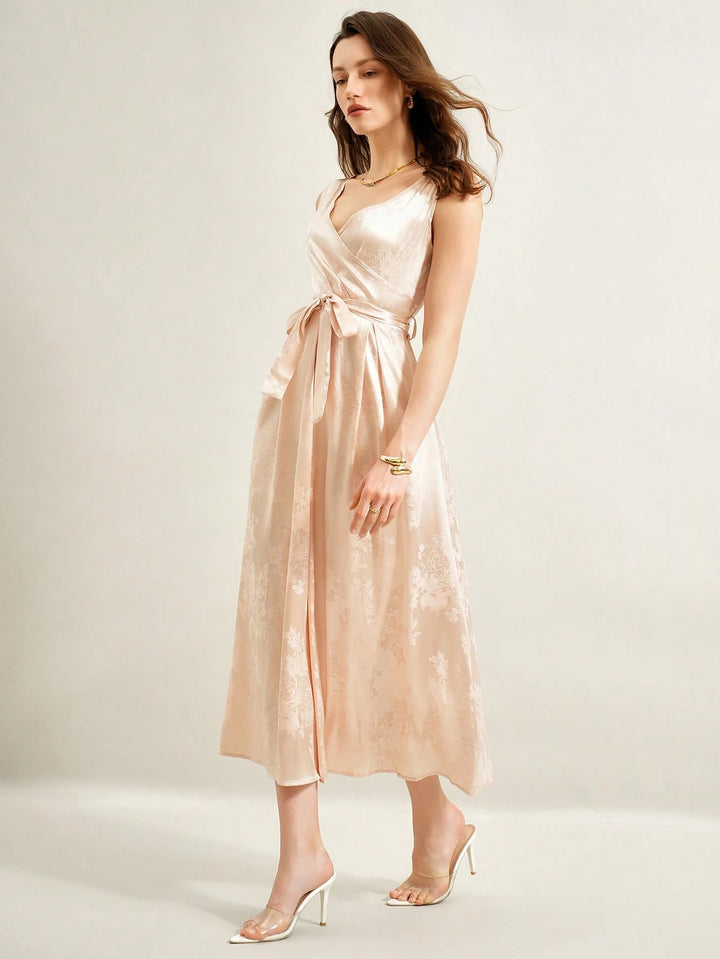 Rochie midi SHEIN, crem