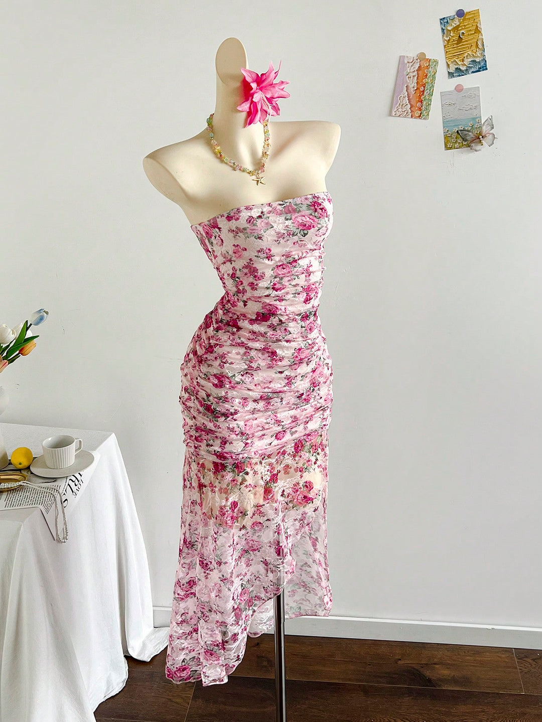 Rochie maxi SHEIN, mix culori