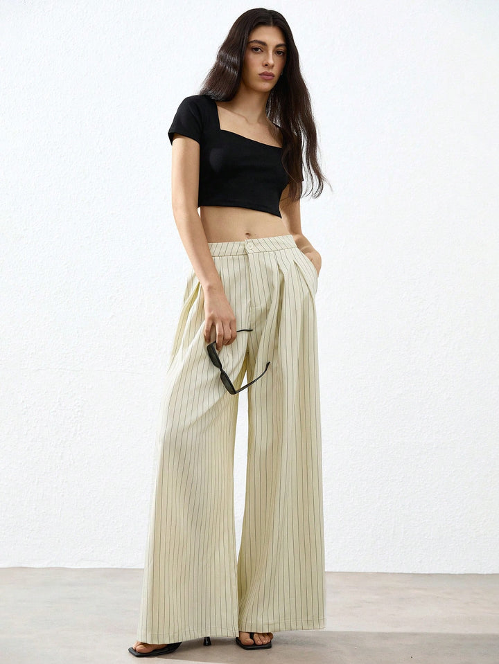 Pantalon SHEIN, portocaliu