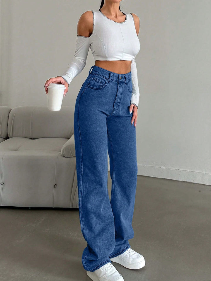 Jeans SHEIN, albastru