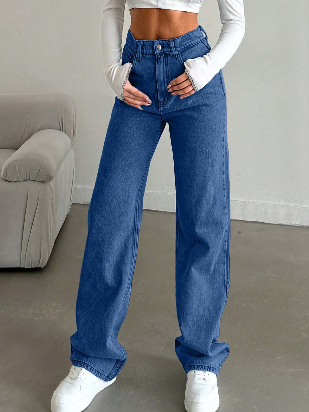 Jeans SHEIN, albastru