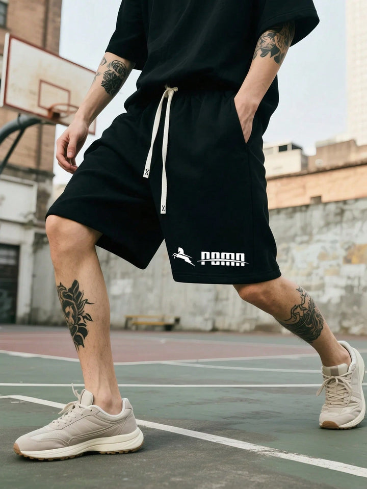 Pantaloni scurți SHEIN, negru