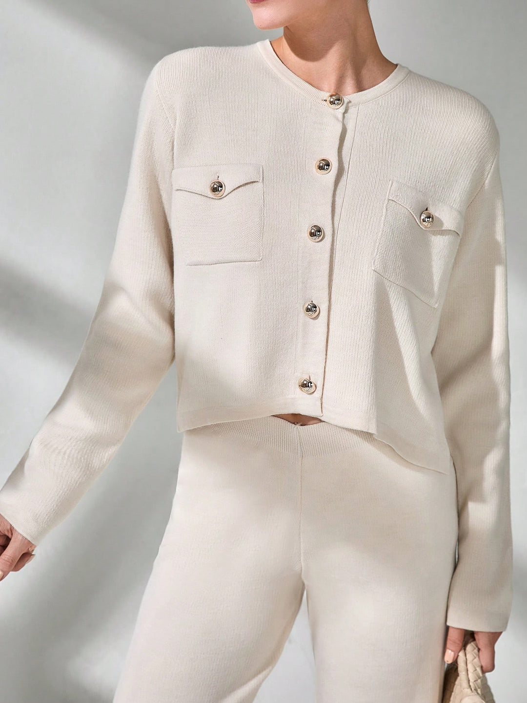 Cardigan SHEIN, alb