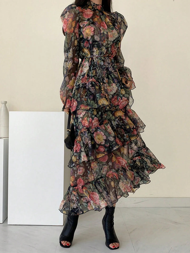 Rochie midi SHEIN, mix culori