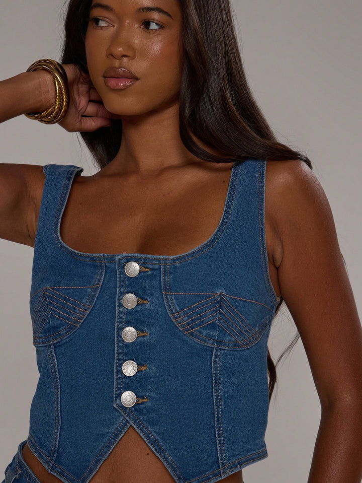 Top SHEIN, albastru