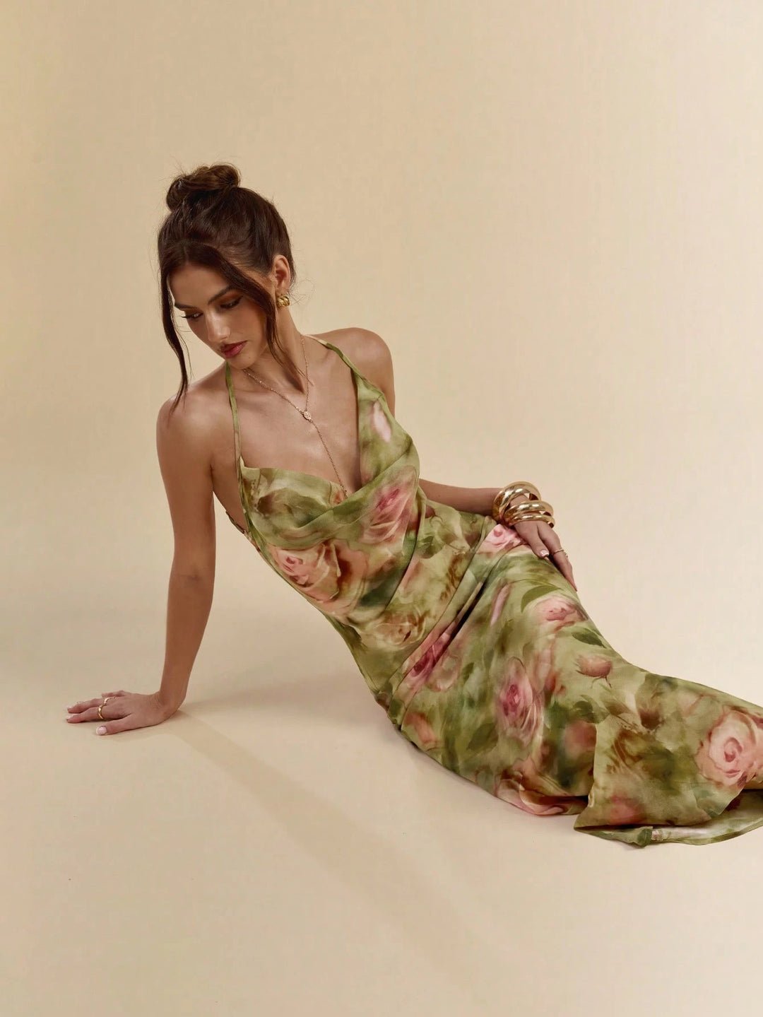 Rochie maxi SHEIN, mix culori