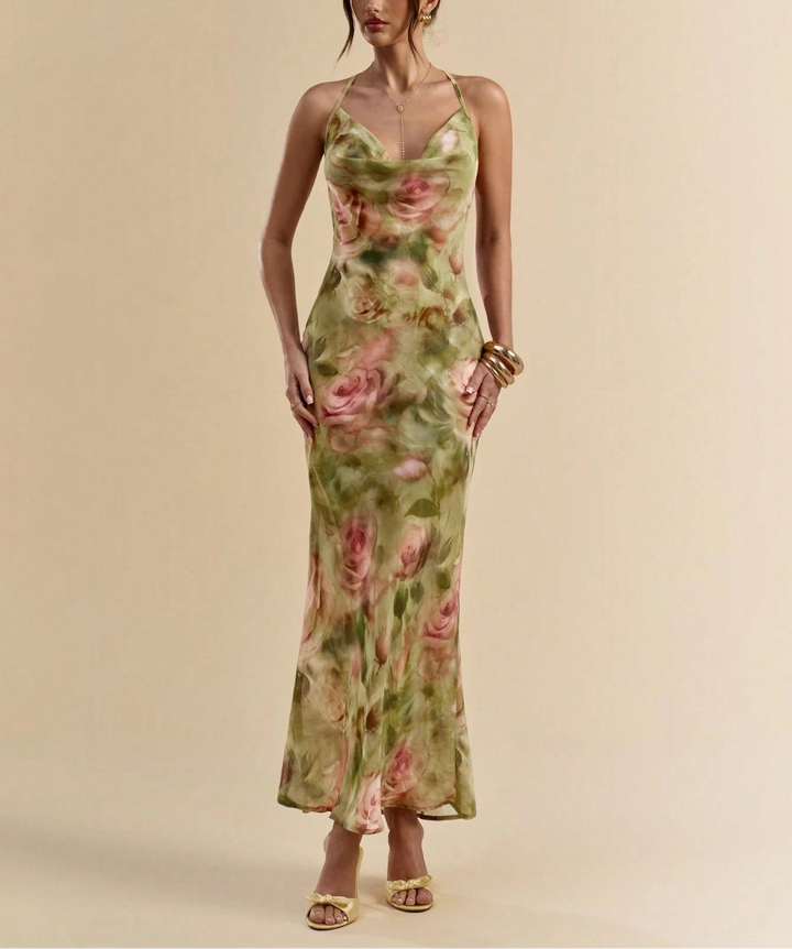 Rochie maxi SHEIN, mix culori