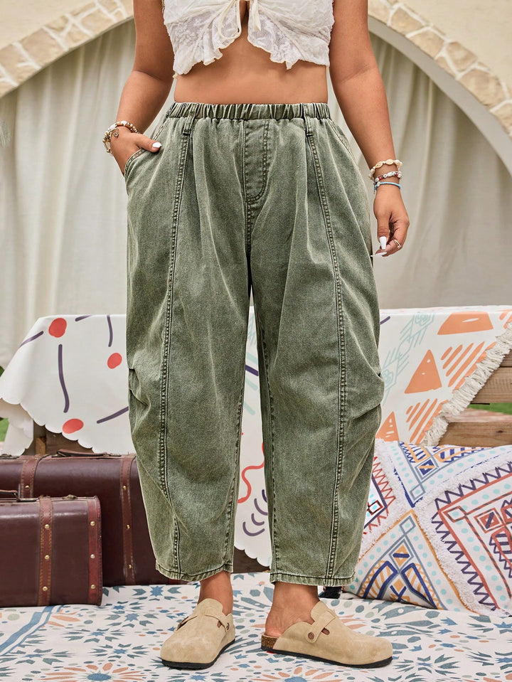 Jeans SHEIN, kaki
