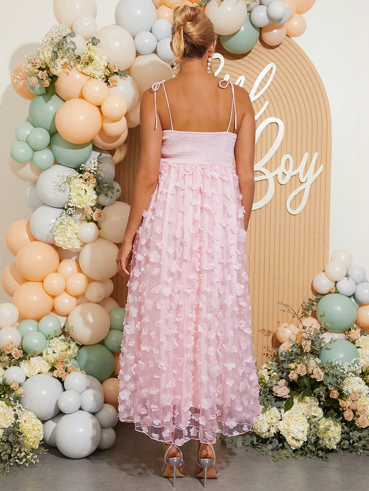 Rochie maxi SHEIN, roz