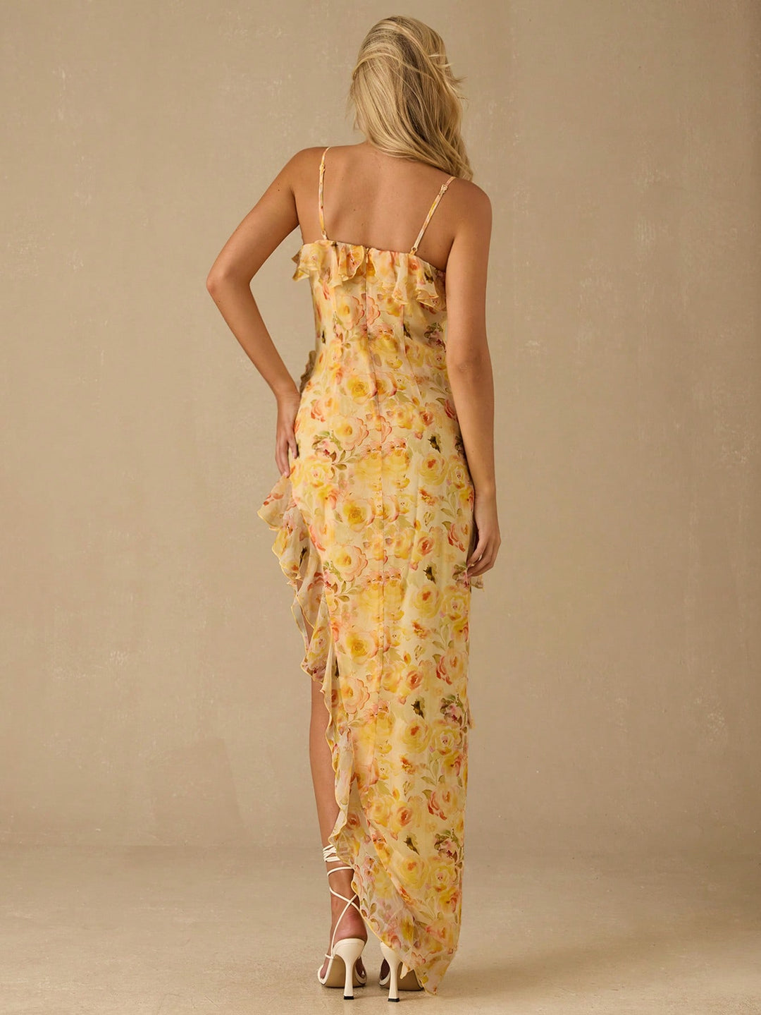Rochie maxi SHEIN, galben