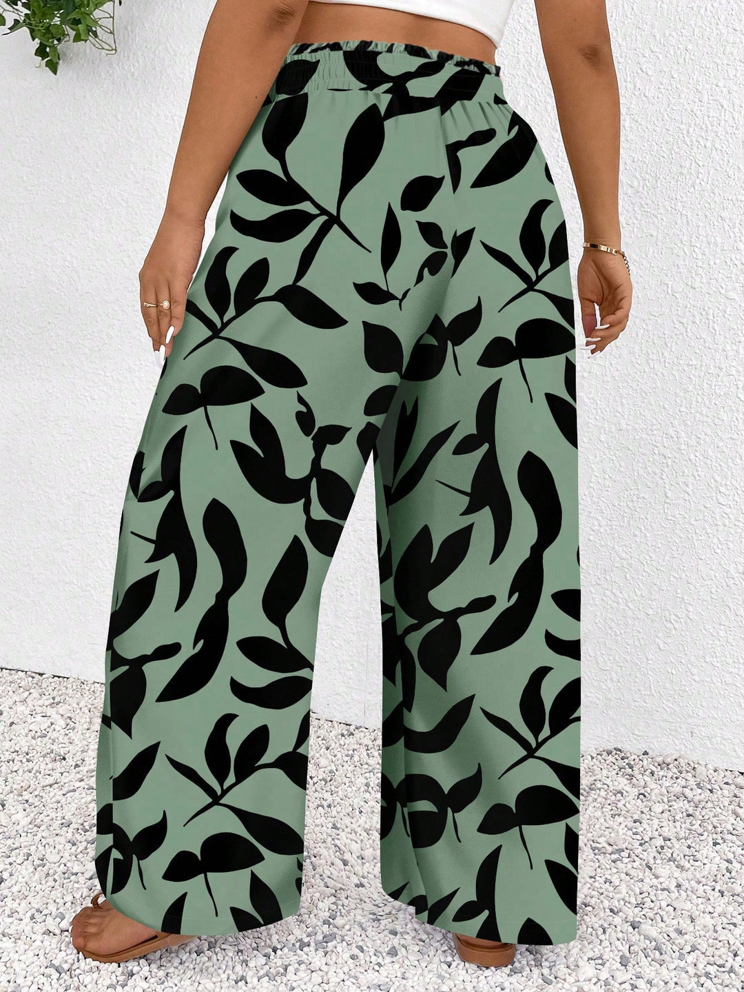 Pantaloni SHEIN, verde