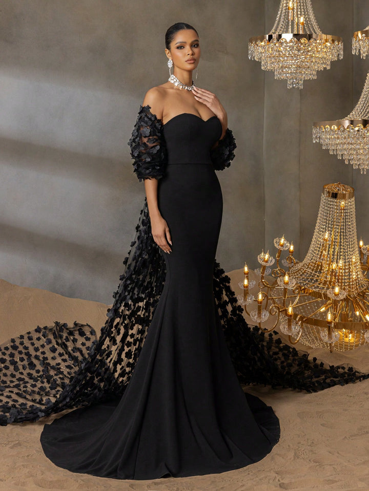 Rochie de ocazie SHEIN, negru