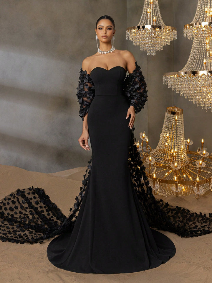 Rochie de ocazie SHEIN, negru