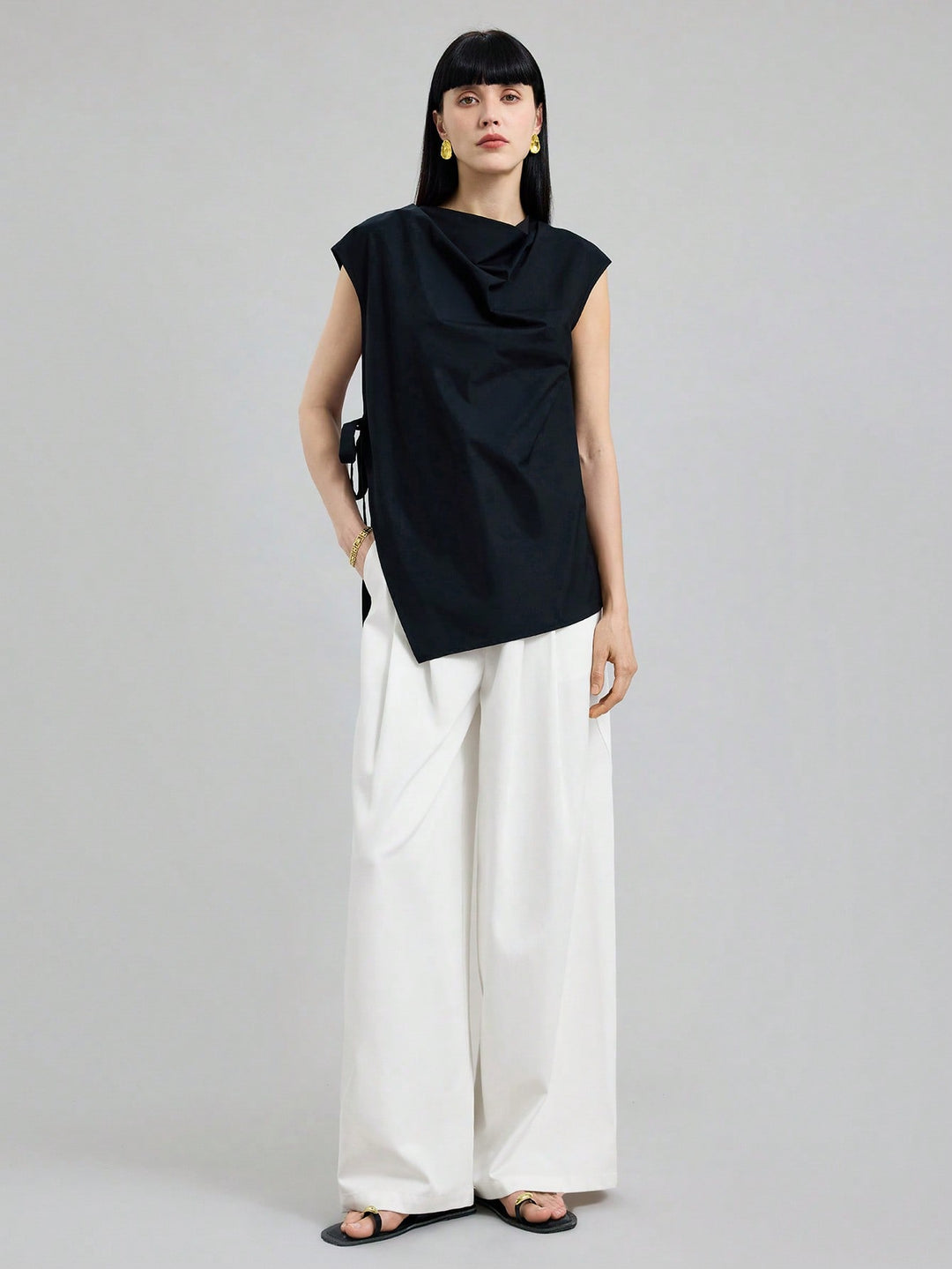 Top SHEIN, negru