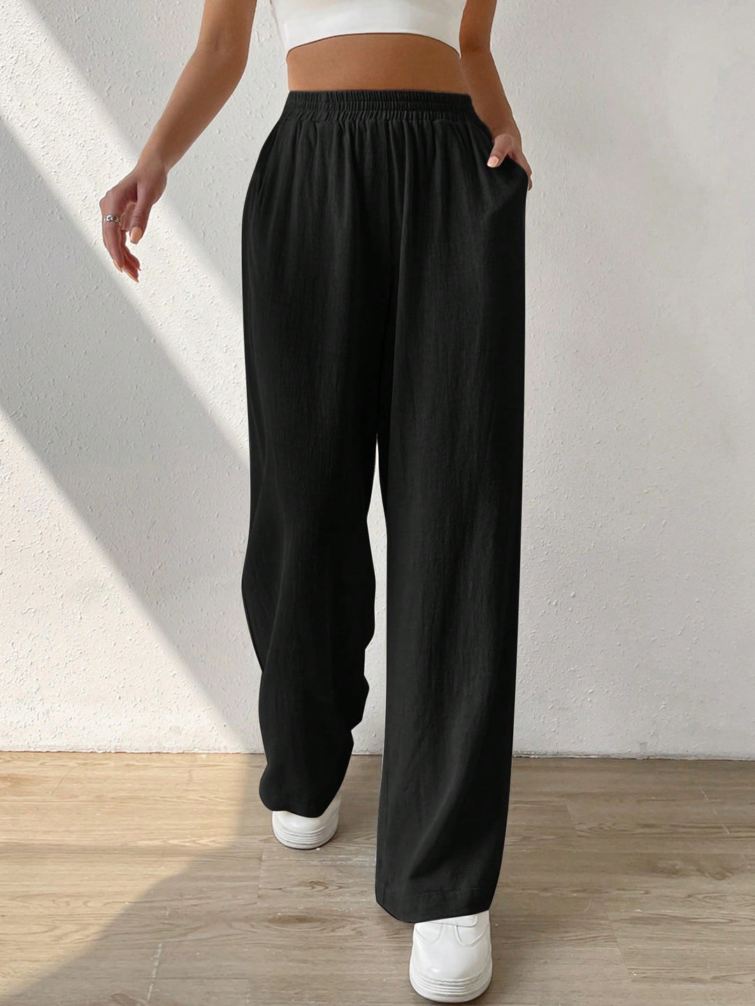 Pantaloni SHEIN, negru