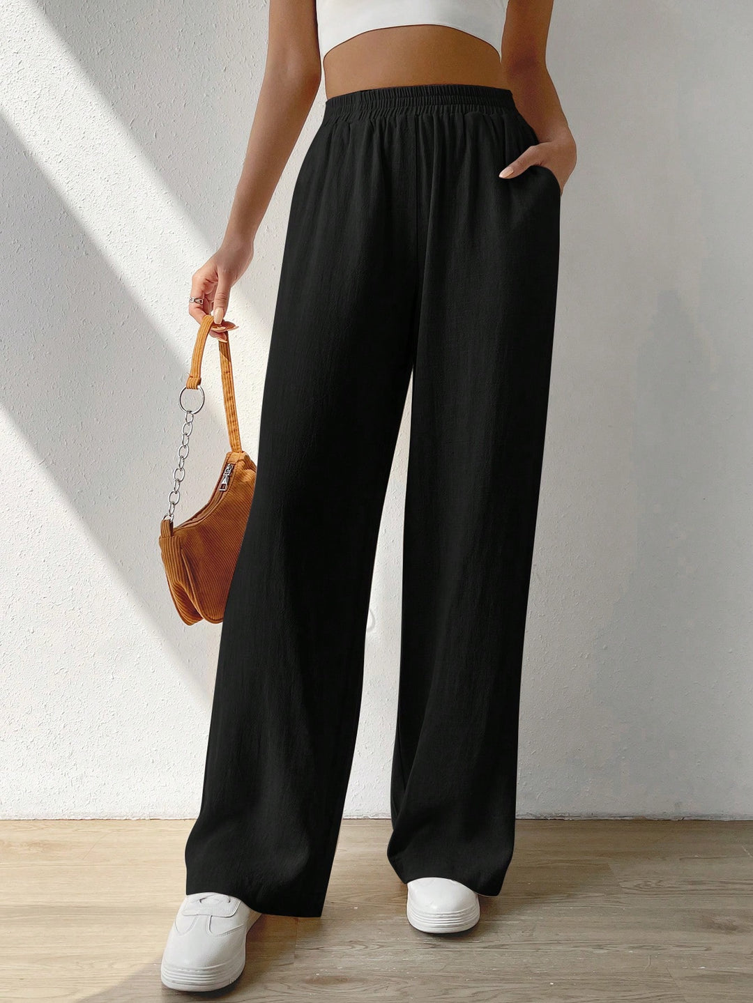 Pantaloni SHEIN, negru