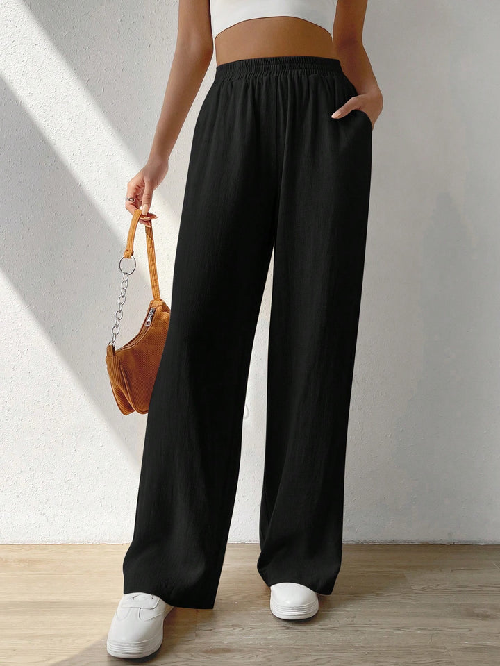 Pantaloni SHEIN, negru