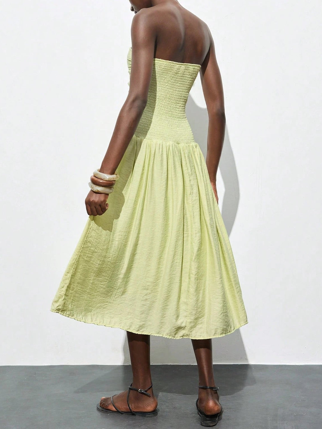 Rochie midi Shein, verde