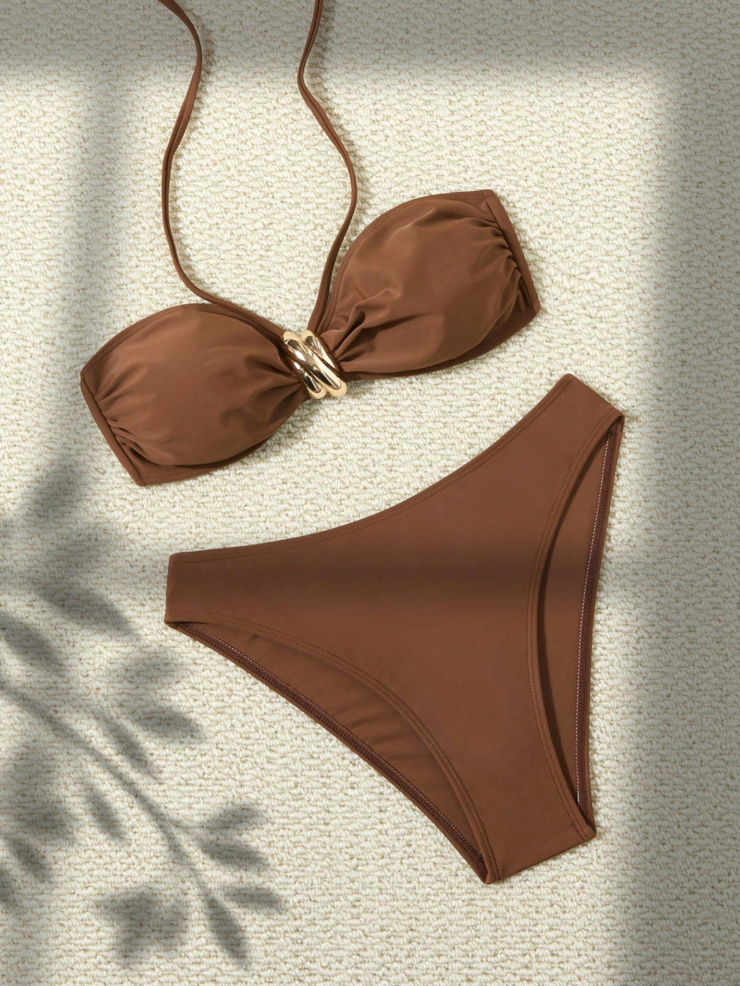 Barna SHEIN bikinyszett