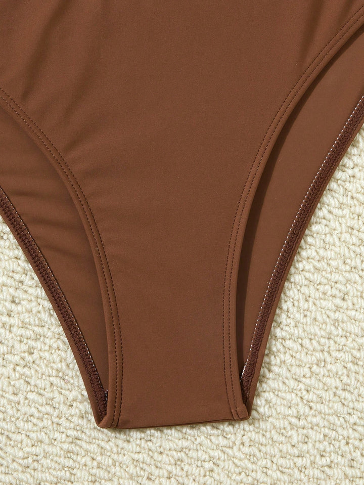 Barna SHEIN bikinyszett