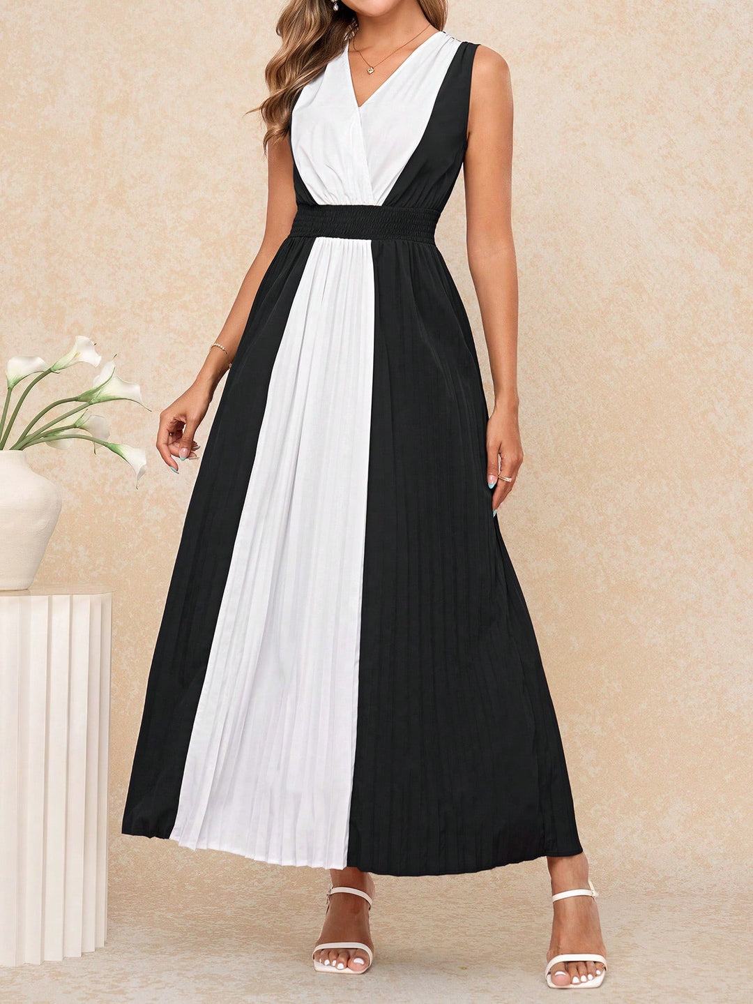 Rochie maxi SHEIN, mix culori