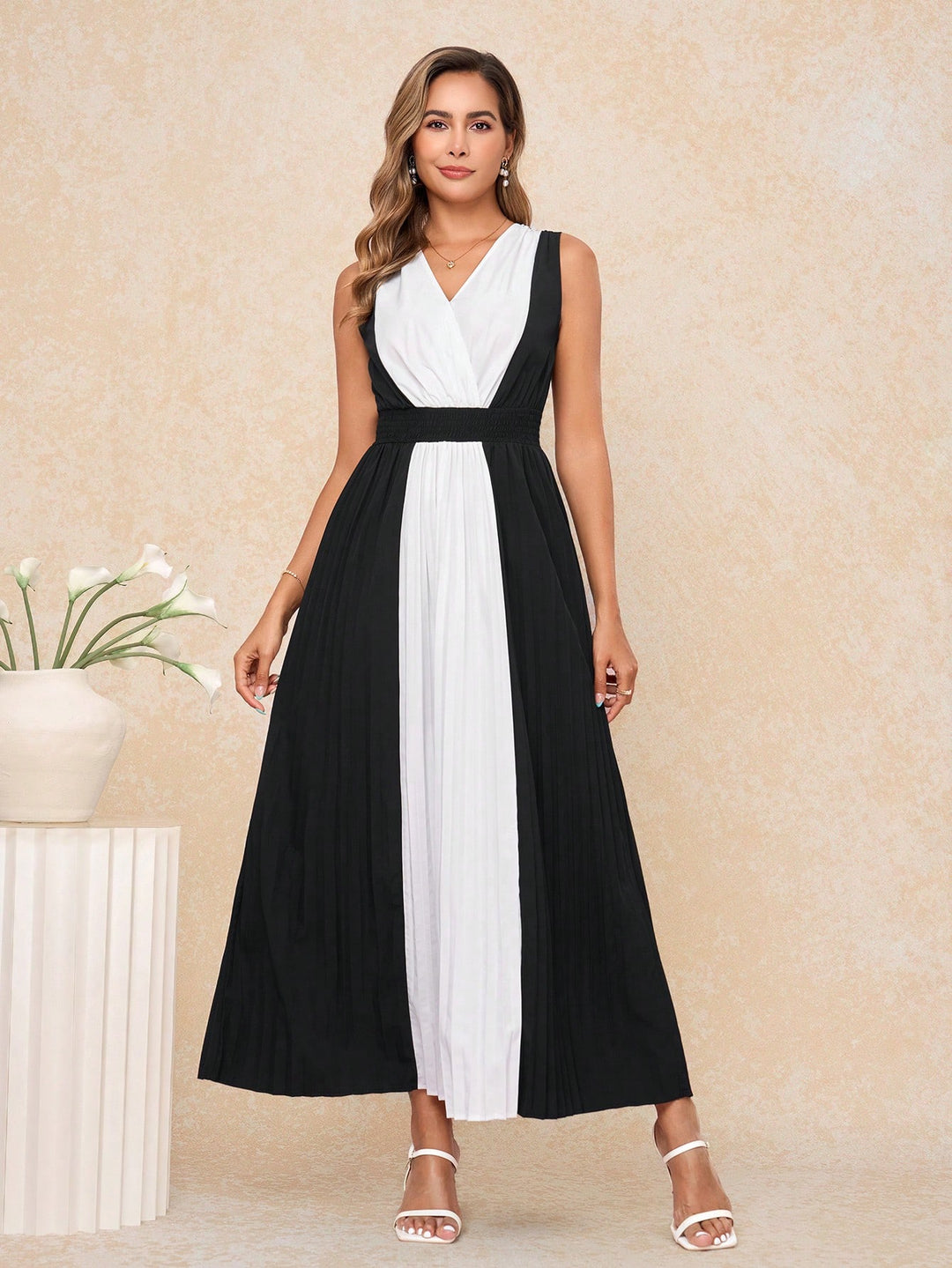 Rochie maxi SHEIN, mix culori
