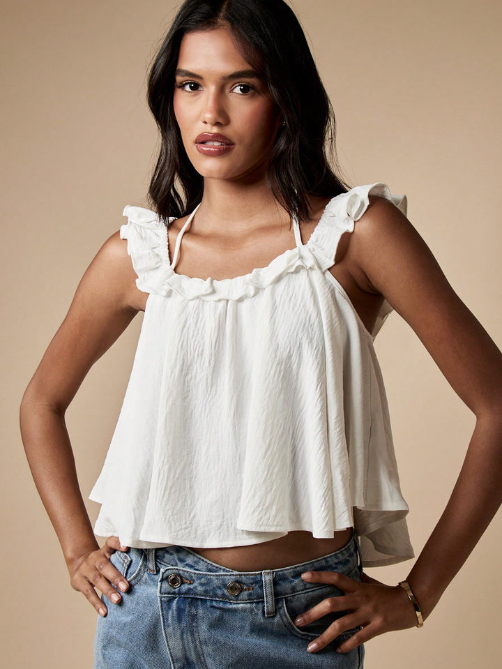 Top SHEIN, alb