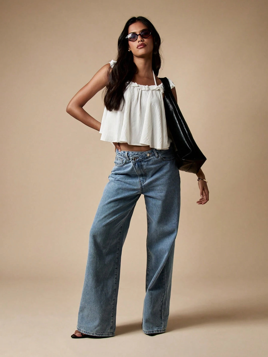 Top SHEIN, alb