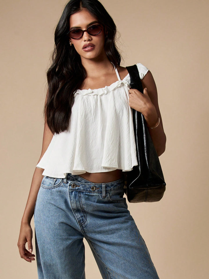 Top SHEIN, alb