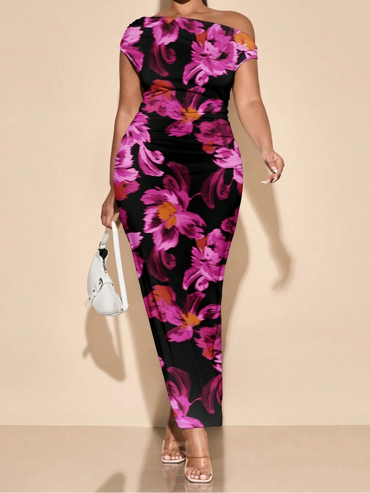 SHEIN maxi dress, mixed colors
