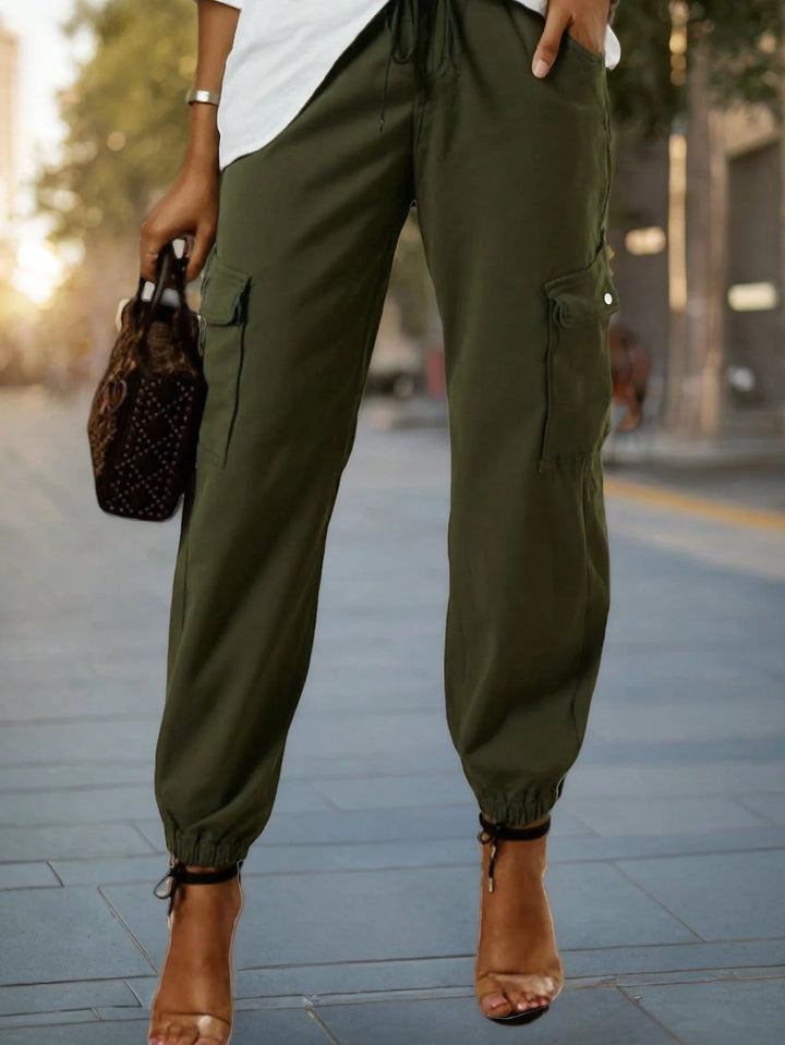 Pantaloni Shein, verde