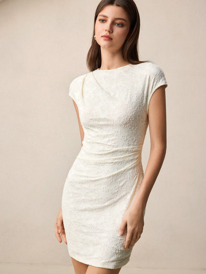 Rochie mini SHEIN, alb