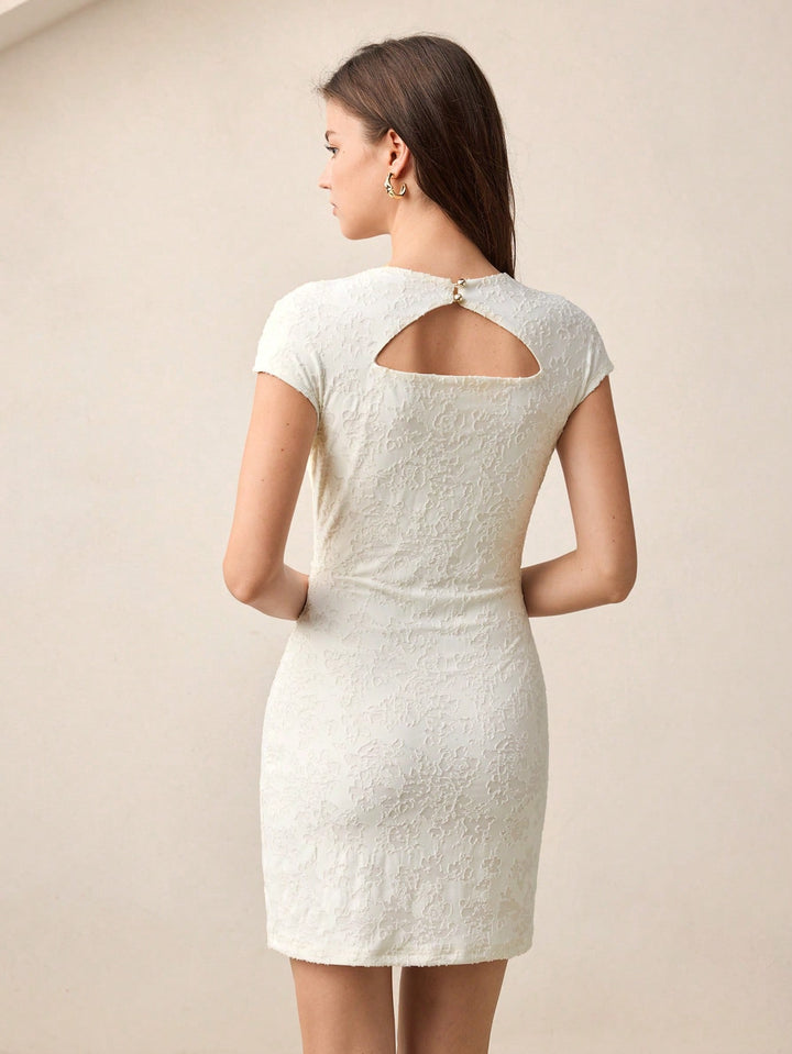 Rochie mini SHEIN, alb