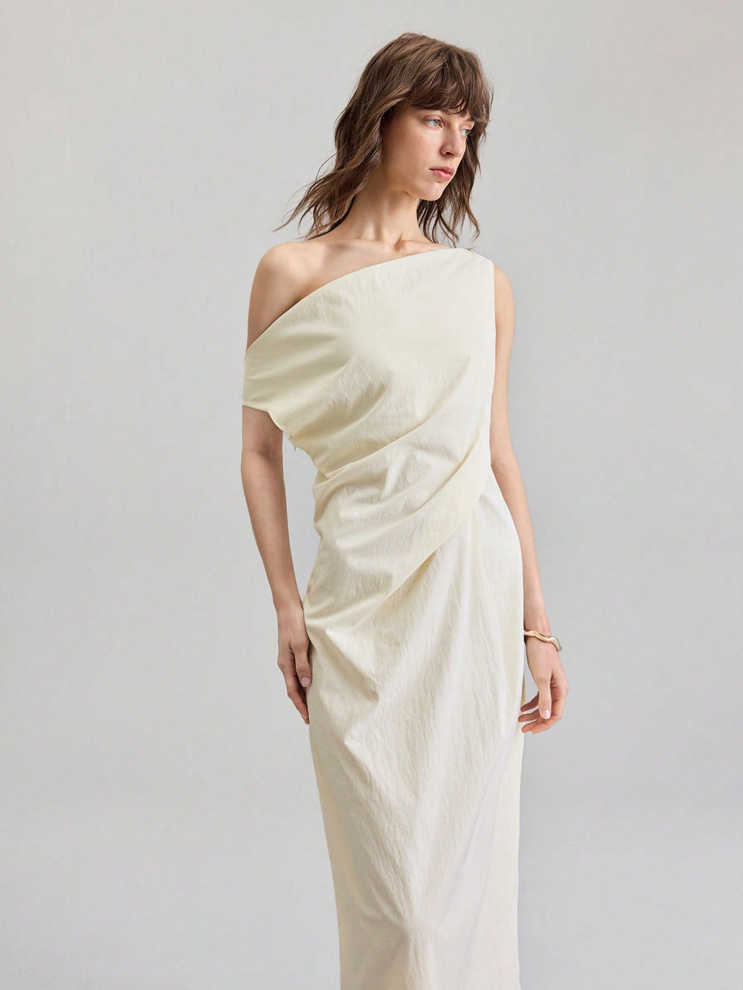 Rochie maxi SHEIN, bej