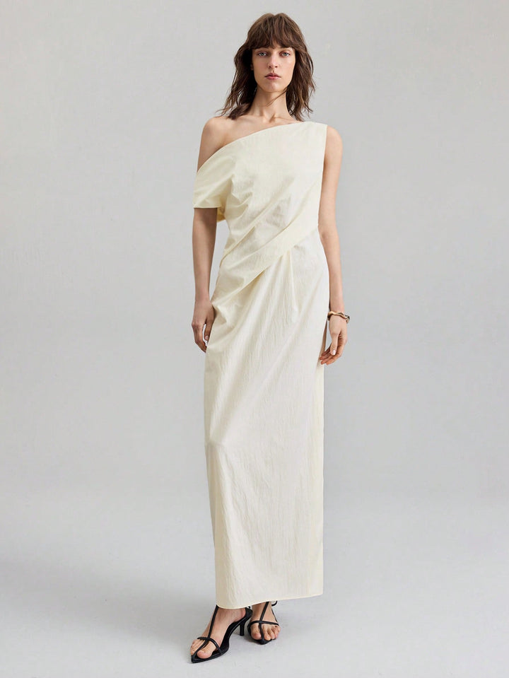 Rochie maxi SHEIN, bej