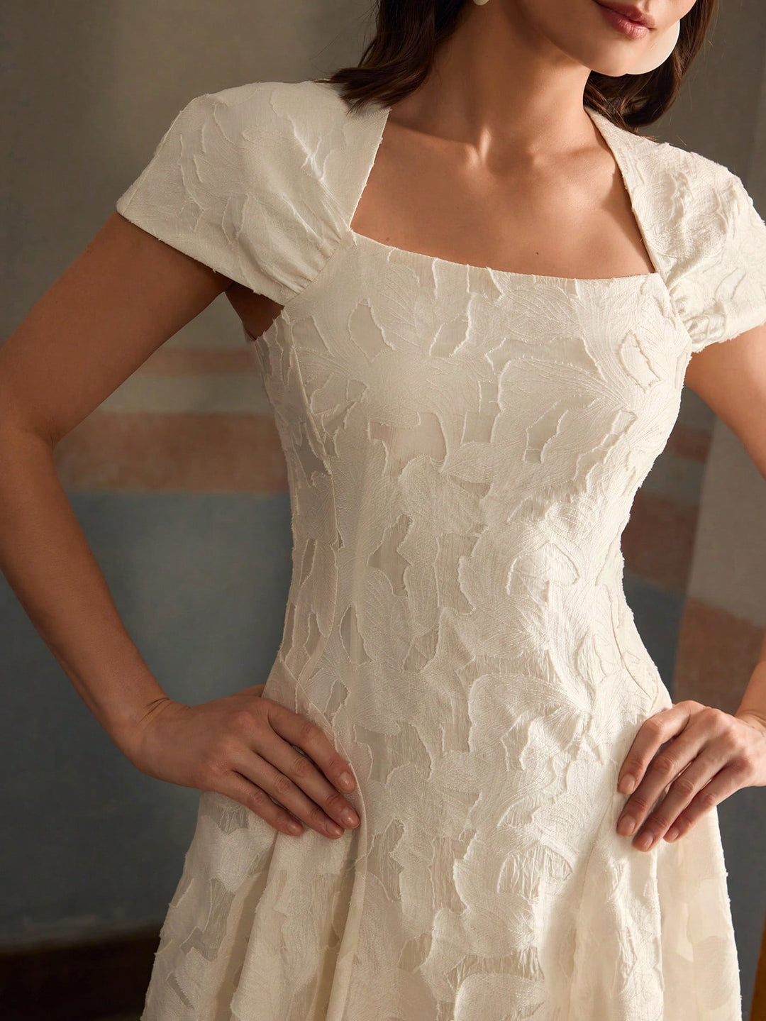 Rochie maxi SHEIN, alb