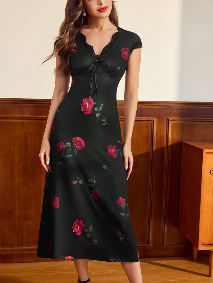 Rochie midi SHEIN, negru