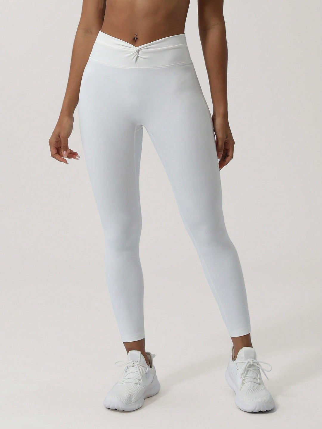 Colanți SHEIN, alb