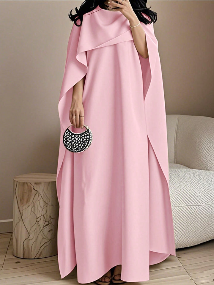 Set caftan și jalabiya SHEIN, roz
