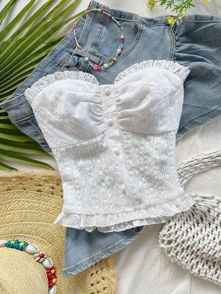 Top SHEIN, alb