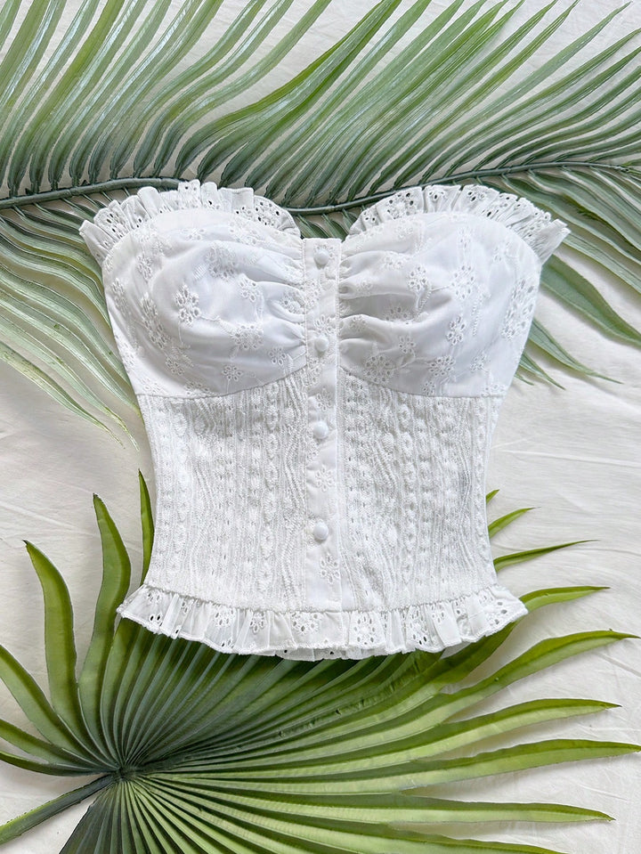 Top SHEIN, alb