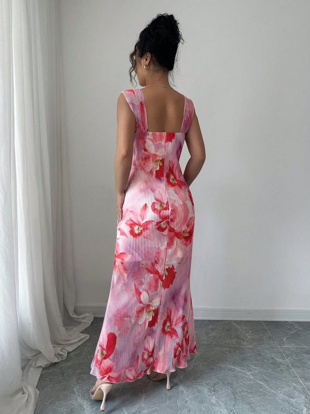 Rochie maxi SHEIN, roz