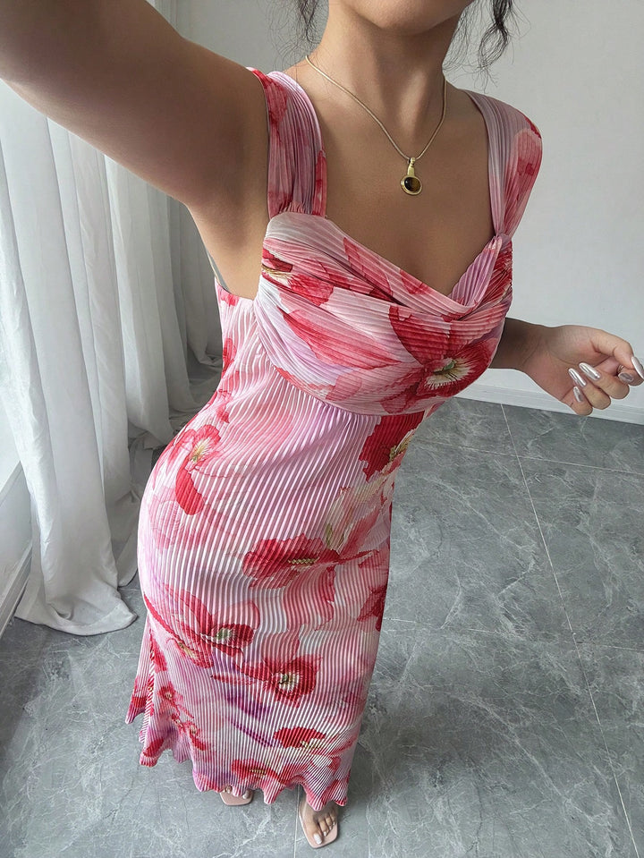 Rochie maxi SHEIN, roz