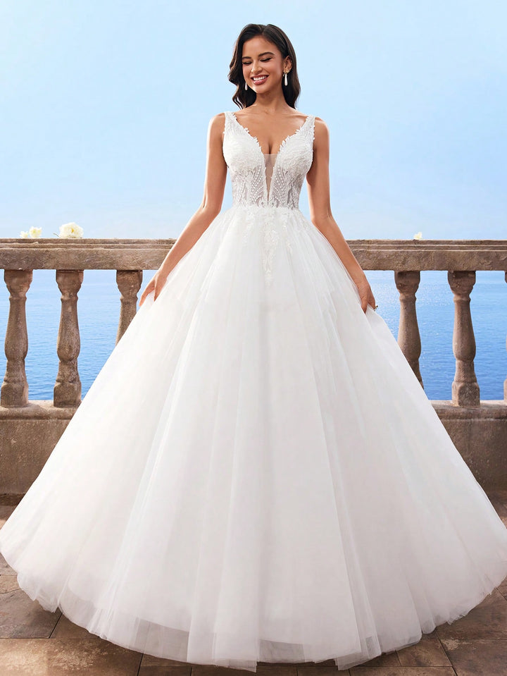 Rochie de mireasă SHEIN, alb