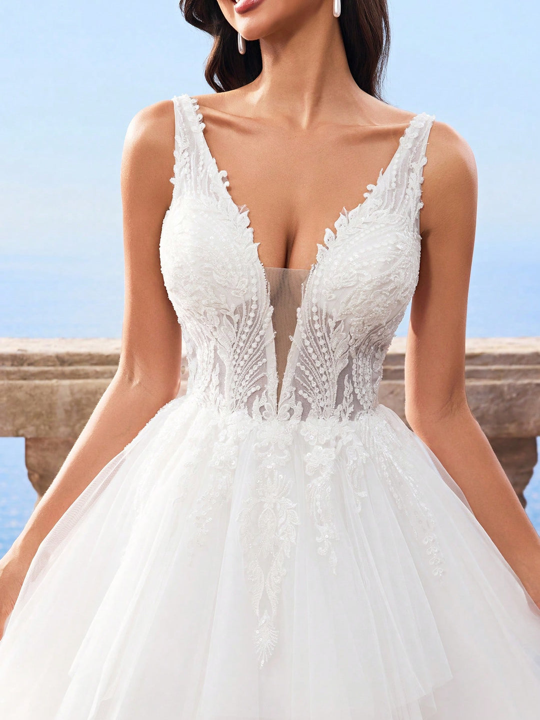 Rochie de mireasă SHEIN, alb